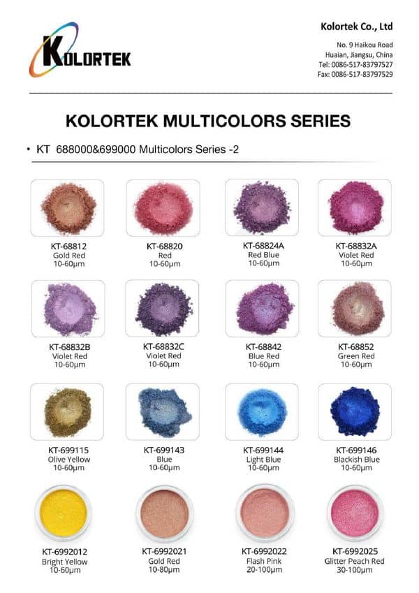 Серия Kolortek Pearls Multicolors (бесплатно от D&C)