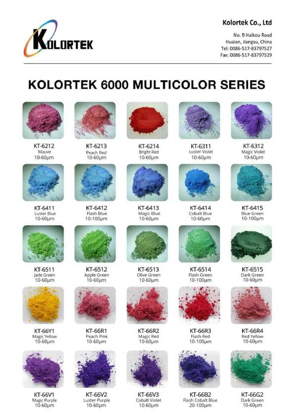 Kolortek 6000 Multicolor Series