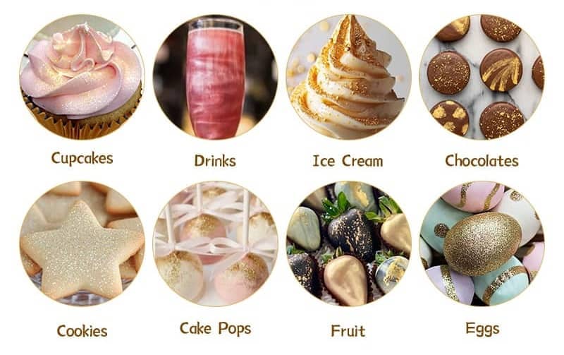 Edible Luster Dust Applications Edible Luster Dust Applications